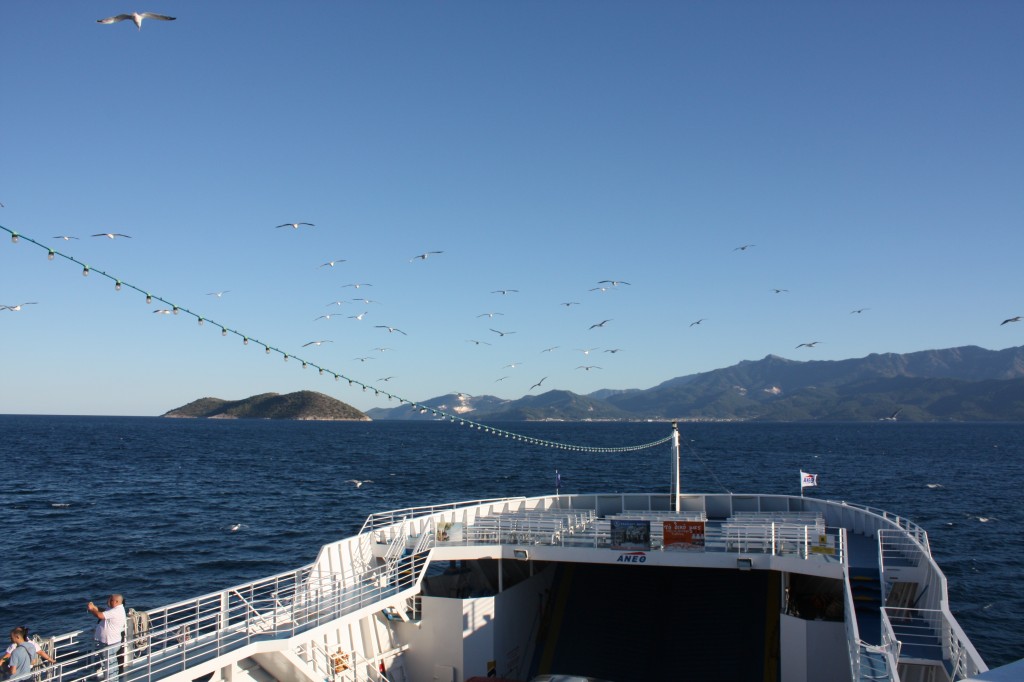 Cu ferryboat-ul intre Keramoti si Thasos